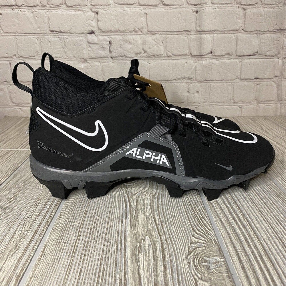 Nike Alpha Menace 3 Shark Football Cleats Men’s 11 Black CV0582-010New